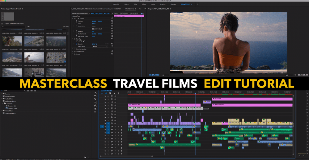Image of Masterclass "Travel Films" Edit Tutorial!